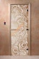 Дверь стеклянная DoorWood «Хохлома прозрачная», 1700х700 мм