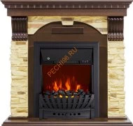 Электрокамин Royal Flame Dublin угловой Темный дуб/сланец с очагом Aspen
