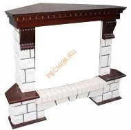Портал Royal Flame Pierre Luxe угловой под очаг Dioramic 25FX