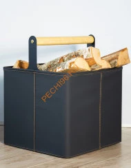 Дровница Fire&Wood Stockholm, экокожа графит