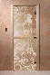 Дверь стеклянная DoorWood «Девушка в цветах прозрачная», 1700х700 мм