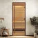 Дверь стеклянная DoorWood Хамам АРТ Wood 41 прозрачная