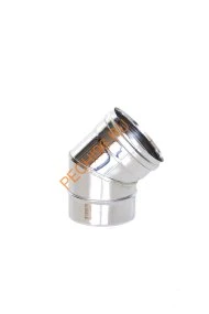 Отвод 45° ТиС Феррит, нержавейка AISI 430-1 мм, D150 мм