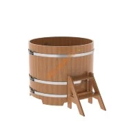 Купель для бани BentWood круглая из дуба Премиум, D1,17м