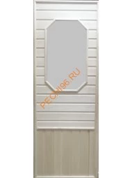 Дверь DoorWood Липа восьмиугольное стекло, 1850х750 мм