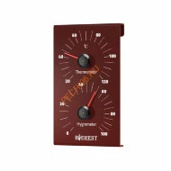 Термогигрометр EVEREST DARK BROWN, алюминий (TG-30)
