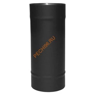 Труба ВУЛКАН VBR 0.25 м, D130 мм, нерж 0.8, черная