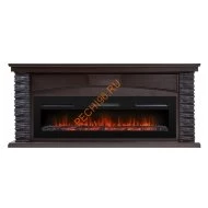 Электрокамин Electrolux Infinity EFP/P-1600ULS с порталом Firelight Porto Long камень чёрный, венге