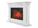 Электрокамин Electrolux Sphere Plus EFP/P-3320RLS с порталом Firelight Castello 30, белый