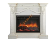 Электрокамин Electrolux Sphere Plus EFP/P-3320RLS с порталом Firelight Rome 30, беленый дуб