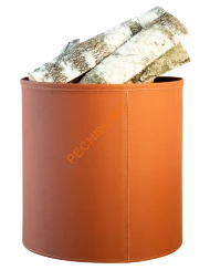 Дровница Fire&Wood Dublin, экокожа медно-рыжая