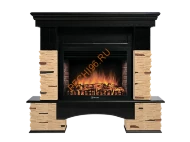 Электрокамин Electrolux EFP/P-3020LS с порталом Firelight Pietra Nuovo 30, сланец натуральный