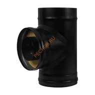 Сэндвич-тройник 90 гр Везувий BLACK (AISI 430/0,8мм) d 200/300 мм