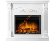 Электрокамин Electrolux Sphere Plus EFP/P-2720RLS с порталом Firelight Barocco 25, белый