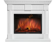 Электрокамин Electrolux EFP/P-2520LS с порталом Firelight Colonna 25U угловой, белый