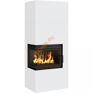 Каминокомплект Kratki SIMPLE Box белый с топкой BS