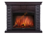 Электрокамин Electrolux Sphere Plus EFP/P-2720RLS с порталом Firelight Porto 25U угловой, камень черный, венге