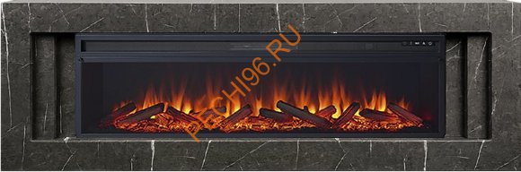 Электрокамин Royal Flame Line 60, SFT Stone Touch Серый мрамор, с очагом Vision 60 LOG LED