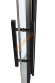 Дверь стеклянная Grandis GS 9х20-G-H-Bl коробка алюминий Diamond Black