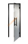 Дверь стеклянная Grandis GS 9х20-G-H-Bl коробка алюминий Diamond Black