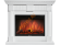 Электрокамин Electrolux Sphere Plus EFP/P-2720RLS с порталом Firelight Colonna 25, белый