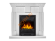 Электрокамин Electrolux Classic EFP/P-1020LS с порталом Firelight Colonna Classic, белый