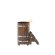 Купель для бани BentWood овальная из мореного дуба Премиум, 0,59х1,06 м