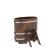 Купель для бани BentWood овальная из мореного дуба Премиум, 0,59х1,06 м