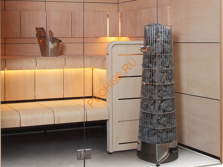 Дверь стеклянная  Eesti Sauna «бронза матовая» коробка осина