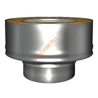 Переходник моно-термо ВУЛКАН V50R, нержавейка AISI 321/304, d 104/204 мм