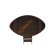 Купель для бани BentWood овальная из мореного дуба Премиум, 1,08х1,75 м