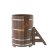 Купель для бани BentWood овальная из мореного дуба Премиум, 1,08х1,75 м