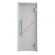 Дверь стеклянная Grandis GS 7х19-G-Н-Si коробка алюминий Silver