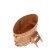 Купель для бани BentWood овальная из сращённой лиственницы, 0,92х1,66 м