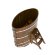 Купель для бани BentWood овальная из морёной лиственницы Рустик, 0,92х1,66 м