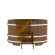 Купель для бани BentWood овальная из морёной лиственницы Рустик, 0,92х1,66 м