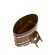 Купель для бани BentWood овальная из морёной лиственницы Рустик, 0,92х1,66 м