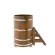 Купель для бани BentWood овальная из морёной лиственницы Рустик, 0,92х1,66 м