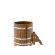 Купель для бани BentWood овальная из морёной лиственницы Рустик, 0,92х1,66 м