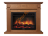 Электрокамин Electrolux EFP/P-3020LS с порталом Firelight Bianco 30, дуб