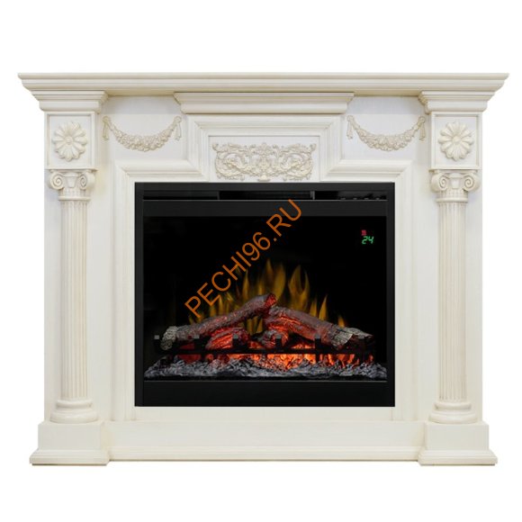 Электрокамин Dimplex London с очагом Symphony 26 DF2624-L слоновая кость