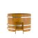 Купель для бани BentWood овальная из лиственницы Рустик, 0,80х1,42 м